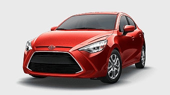 2017 Toyota Yaris iA, compact car, red vehicle, mid-size car, urban transportation, automotive innovation, modern hatchback design