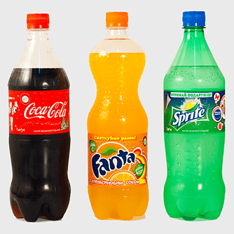 Sprite Zero, Coca-Cola bottle, Fanta orange, carbonated soft drinks, beverage brands, refreshing drinks, soda collection