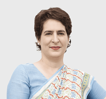 Priyanka Gandhi, Indian politician portraiture, formal attire appearance, traditional sari style, influential political figure, confident female leader, cultural representation visuals, png
