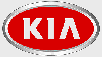 Kia logo, Kia Motors emblem, red car brand symbol, Kia Cerato badge, automotive logo design, vehicle manufacturer insignia, Korean car company mark