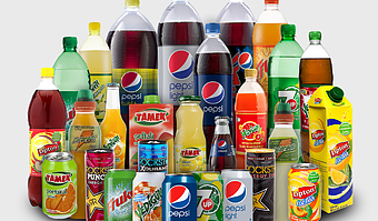 Fizzy Drinks, Coca-Cola, plastic bottle, cold beverages, energy drinks, fruit juices, assorted sodas