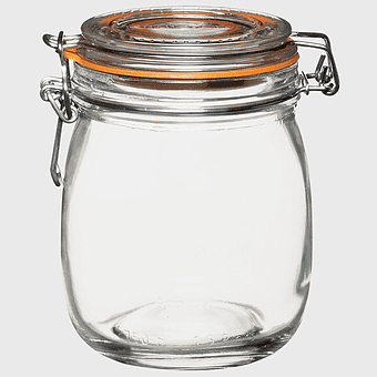 glass jar with lid, food storage container, honey jar, mason jar, glass bottle for preserving, kitchen storage solutions, eco-friendly food storage