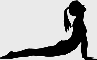 Silhouette Yoga Pose, Stretching Exercise, Woman Fitness, Pilates Stretches, Yoga Silhouette Art, Physical Wellness, Flexibility Training