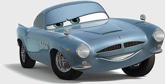Finn McMissile, Disney Pixar Cars, convertible sports car, Cars 2 character, animated vehicle, classic car design, Pixar movie icon
