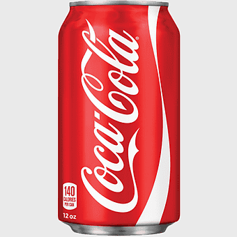Coca-Cola can, carbonated soft drink, beverage can, Coca-Cola Zero Sugar, soda can, refreshment drink, iconic brand logo