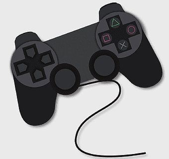 video game controller, joystick gaming device, playstation accessory, gamepad technology, retro gaming console, interactive entertainment, console gaming peripherals