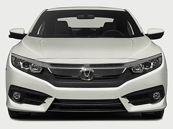 2018 Honda Civic LX, front-wheel drive sedan, compact car exterior, continuously variable transmission, modern automotive design, luxury vehicle features, white car front view