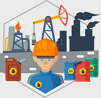 oil refinery engineer, petroleum engineering industry, oil platform technology, liquefied petroleum gas production, industrial safety gear, energy sector operations, crude oil extraction process