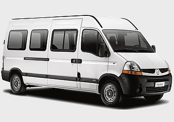 school bus, compact van, Renault Master, commercial vehicle, passenger transport, vehicle exterior, minibus service