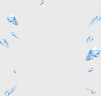 ice particles, blue ice splash, triangle ice shapes, symmetry in ice, frozen water droplets, icy nature elements, crystalline ice formations