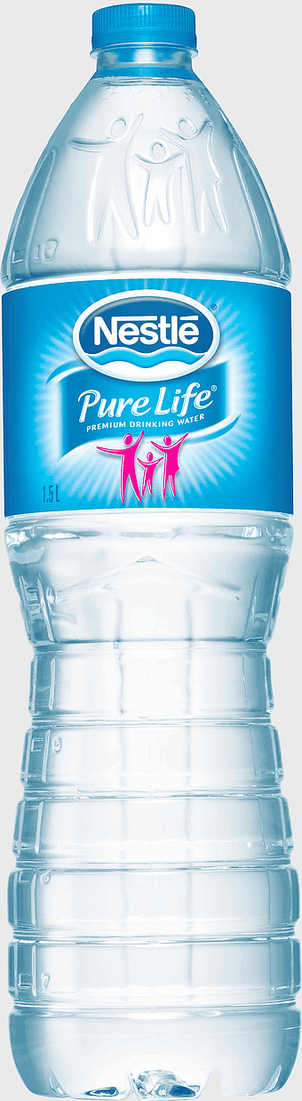 Nestlé Pure Life, clear plastic water bottle, Nestlé Waters North America, mineral water, premium drinking water, eco-friendly hydration, beverage container