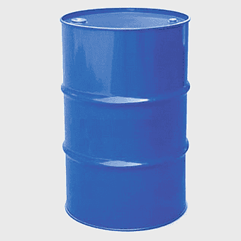 Cobalt blue drum, blue plastic lid, oil drum container, industrial barrel, storage cylinder, metal drum, large capacity drum