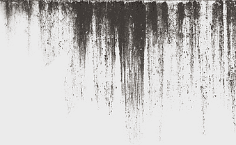 black powder texture, monochrome wall illustration, scratches on concrete, black and white building facade, grunge urban decay, weathered surface details, industrial decay elements