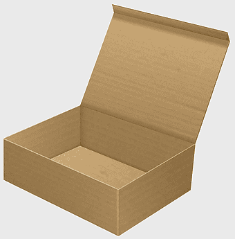 cardboard box, open packaging, paper carton, parcel container, shipping container, storage solution, eco-friendly packaging