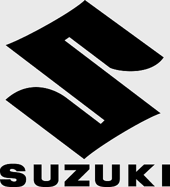 Suzuki Car Logo, Suzuki Motorcycle Brand, Black and White Design, Suzuki Intruder Symbol, Automotive Emblem, Corporate Identity, Vehicle Manufacturer Logo