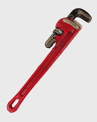 pipe wrench, plumbing spanners, adjustable tool, technical hardware, pipe fitting repair, wrench grip design, construction equipment tools