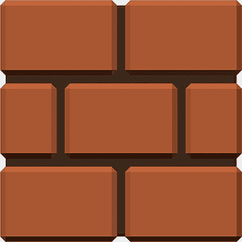 Super Mario Bros brick illustration, New Super Mario Bros Wii bricks, Super Mario World brick design, Mario Bros game bricks, pixel art bricks, retro video game graphics, classic gaming elements