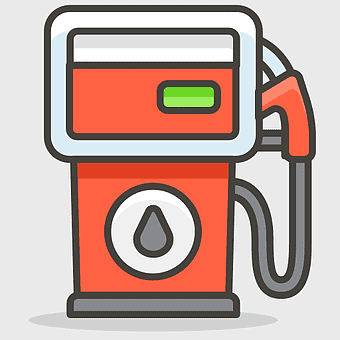 gas station emoji, fuel dispenser icon, petroleum station pump, gas pump signage, diesel filling station, energy supply point, vehicle refueling spots