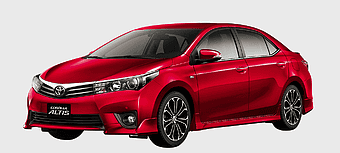 2018 Toyota Corolla Altis, compact sedan vehicle, red Toyota car, 2018 Altis model, luxury city automobile, Toyota sports design, modern automotive features