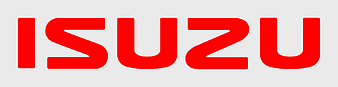Isuzu logo, red car brand, diesel engine vehicles, commercial vehicle logo, automotive industry emblem, vehicle dealership branding, transport industry symbol