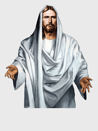 Jesus Christ, Christian religious iconography, depiction of Jesus with robe, Son of God artwork, divine preacher illustration, spiritual leader figure, religious fantasy character, biblical figure representation