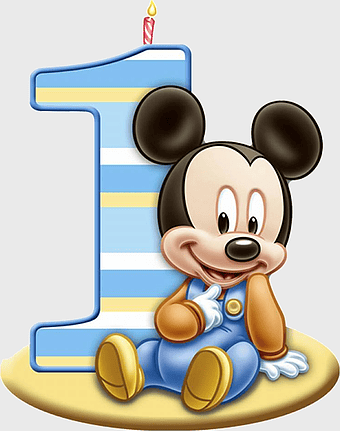 Mickey Mouse 1st birthday, Mickey Mouse birthday cake, Mickey Mouse party favor, Mickey Mouse frosting icing, Disney character celebration, cartoon baby milestone, festive number one candle