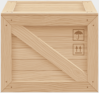 wooden box crate, hardwood storage container, plywood shipping box, wooden protection case, rustic storage solution, durable wooden packaging, eco-friendly wooden crate