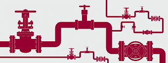 pipeline transportation valve, red plumbing fittings, water supply system, tap water network, industrial piping solutions, hydraulic engineering components, fluid control mechanisms
