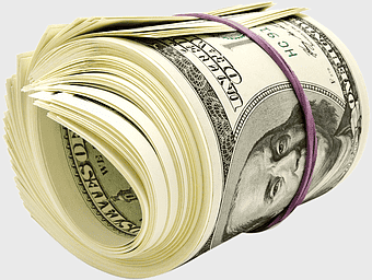 rolled hundred dollar bills, united states dollar roll, financial transactions money, cash storage roll, wealth accumulation currency, investment capital bundles, savings bundle dollars