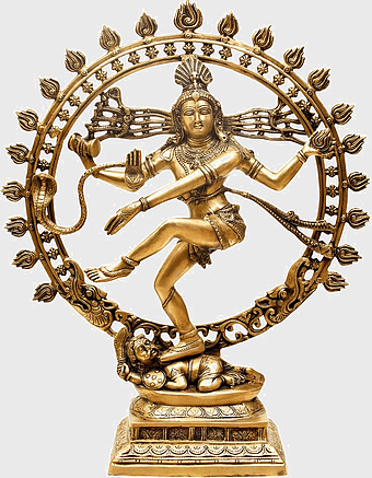 Nataraja Temple Chidambaram, brass Nataraja sculpture, Hinduism dance art, gold murti figurine, divine cosmic dance, sacred bronze idol, spiritual classical art