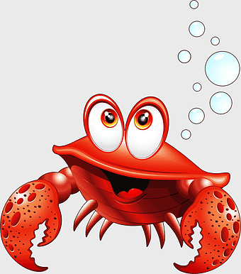 crab seafood, marine life illustration, crustacean drawing, ocean animal cartoon, underwater creature art, sea creature graphic, aquatic life design