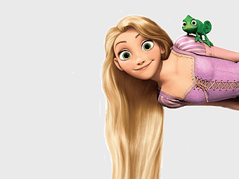Rapunzel from Tangled, disney princess figurine, high-definition game character, 4K animated art, fairy tale heroines, iconic cartoon figures, digital storytelling characters