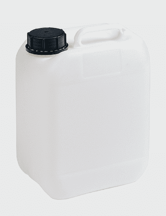 plastic jerrycan, technic bottle, white plastic container, portable fuel container, durable storage vessel, liquid transport container, chemical storage canister