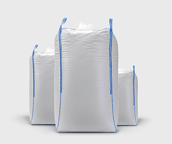 Flexible intermediate bulk container, plastic bag packaging, gunny sack design, polypropylene bulk bag, industrial bulk storage, large capacity bags, material handling solutions