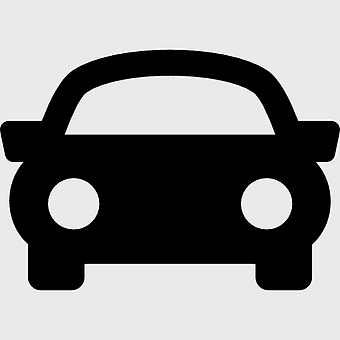 sports car icon, automobile repair symbol, vehicle transport logo, black and white car graphic, automotive service emblem, car maintenance illustration, transportation design element