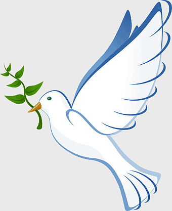 white dove with olive branch, Columbidae Christian symbolism, dove carrying leaf illustration, holy spirit representation, peace symbol art, religious bird, spiritual messenger iconography