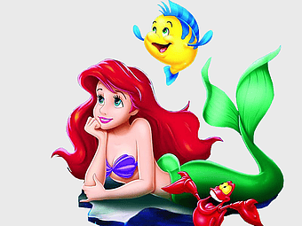Ariel Disney Princess, Little Mermaid character, Walt Disney Company mermaid, fantasy art illustration, underwater fantasy scene, magical sea creature, animated mermaid art