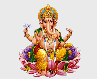 Ganesha icon, Ganesh Chaturthi celebration, Hindu god Ganesha, Shiva Ganesha puja, divine elephant deity, spiritual art, festive Hindu iconography