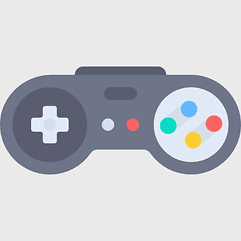 joystick icon, video game controller, gamepad accessory, electronic device, gaming hardware, retro game controller, interactive gaming tools