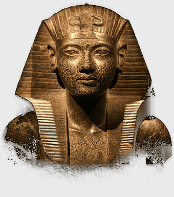 Tutankhamun statue, Ancient Egyptian pharaoh, Nefertiti Bust sculpture, Egyptian Museum artifacts, Egyptian hieroglyphs, pharaonic art, ancient Egyptian culture
