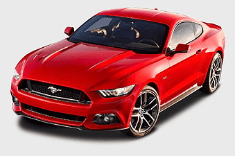 red Ford Mustang, 2017 Ford Mustang, performance car, luxury vehicle, classic muscle car, automotive design, red sports car