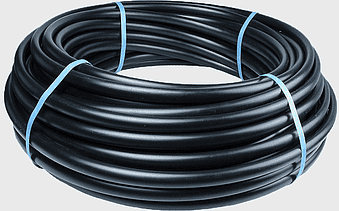 plastic irrigation pipe, low-density polyethylene tubing, garden hose coiled, pvc piping solutions, flexible water conduit, outdoor plumbing materials, durable irrigation system