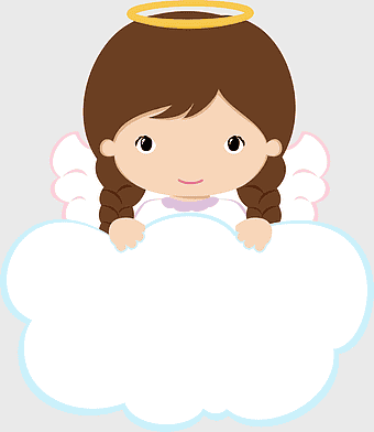 angel digital illustration, Baptism Angel, angel baby, cartoon angel, divine child, heavenly guardian, spiritual art