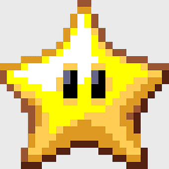 yellow star pixel art, falling pixel star pro, cute pixel star illustration, pixelated star icon, retro game graphics, digital art symbol, pixel character design