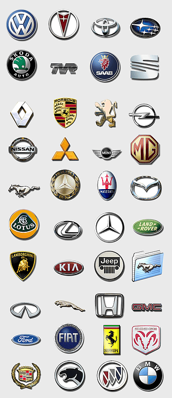 cars logo collection, luxury car brands, automotive society, traffic symbol, vehicle emblem gallery, automobile insignia, brand identity design