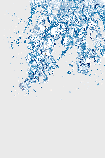 ice cubes, blue ice effect, iced water, ice cube design, frozen water droplets, refreshing ice visuals, crystal clear ice chunks