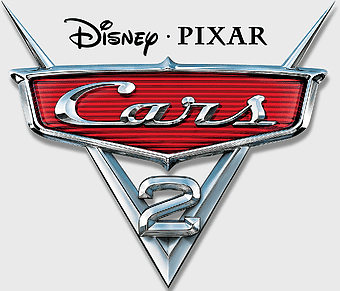 Cars 2 logo, Lightning McQueen emblem, Pixar automotive design, Mater car branding, Disney animated vehicle, movie car icon, red car badge