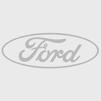 Ford logo, Ford Motor Company emblem, white Ford decal, Ford oval badge, automotive branding, vehicle insignia, car manufacturer symbol