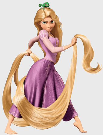 Disney Princess Rapunzel, Tangled Cartoon Character, Rapunzel with Long Blonde Hair, Rapunzel and Pascal, Disney Animation Art, Fairy Tale Princess, Magical Blonde Hair