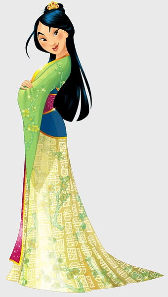 Fa Mulan Disney Princess, Mulan traditional costume, Disney cartoon fashion, Mushu and Mulan art, princess character design, animated princess attire, fairy tale heroines illustration